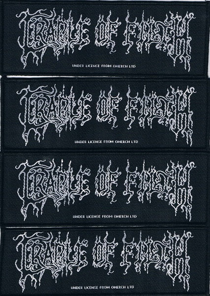 Cradle of Filth | Medium Size Logo Woven Stripe – Goddess.nl