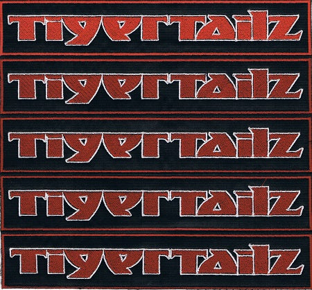 Tigertailz | Stitched Stripe Red White Logo