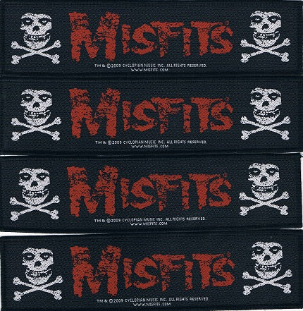 Misfits | Woven Stripe Cross Bones